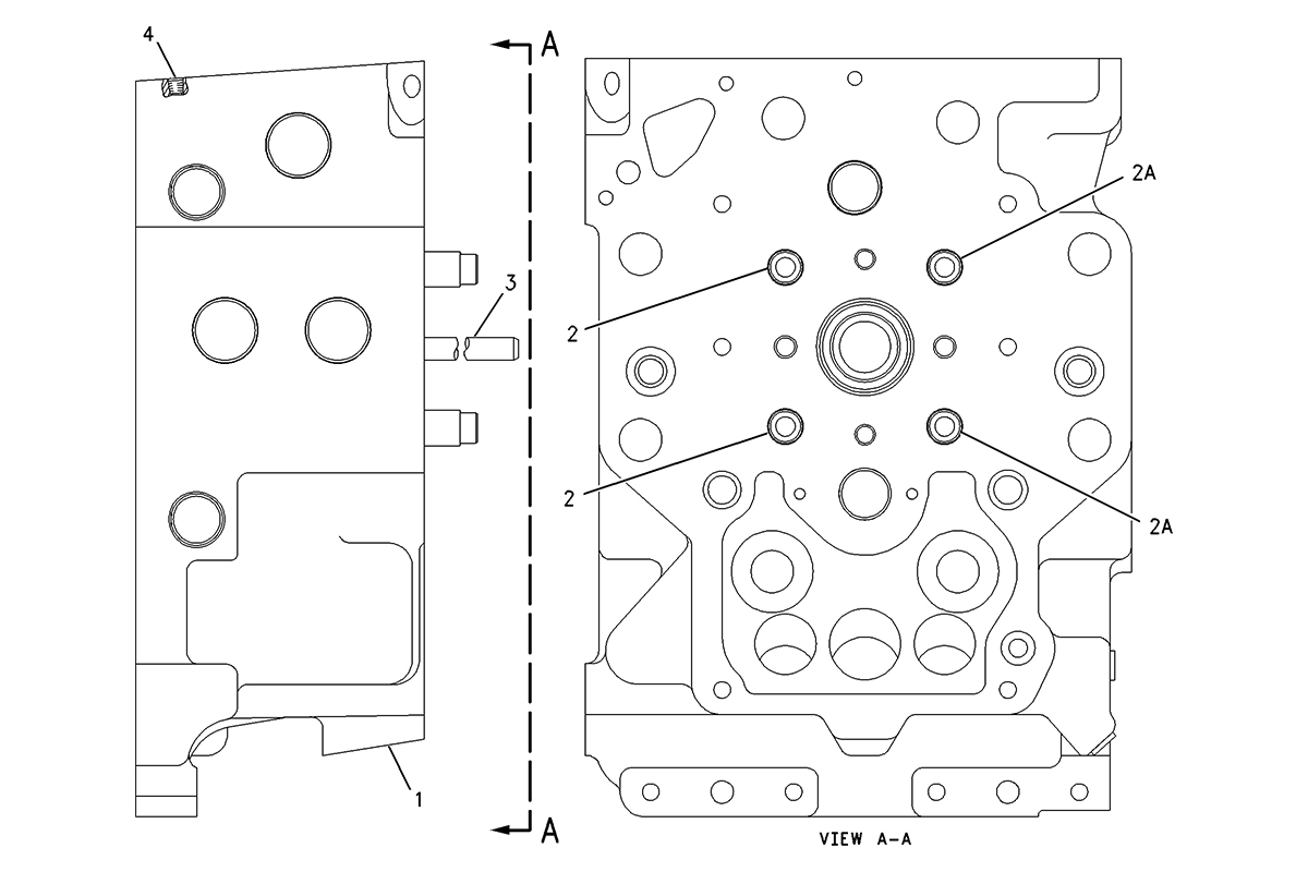 CATERPILLAR CYLINDER HEAD AS *R